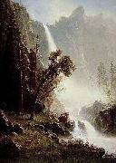 Albert Bierstadt Bridal Veil Falls. Yosemite France oil painting artist